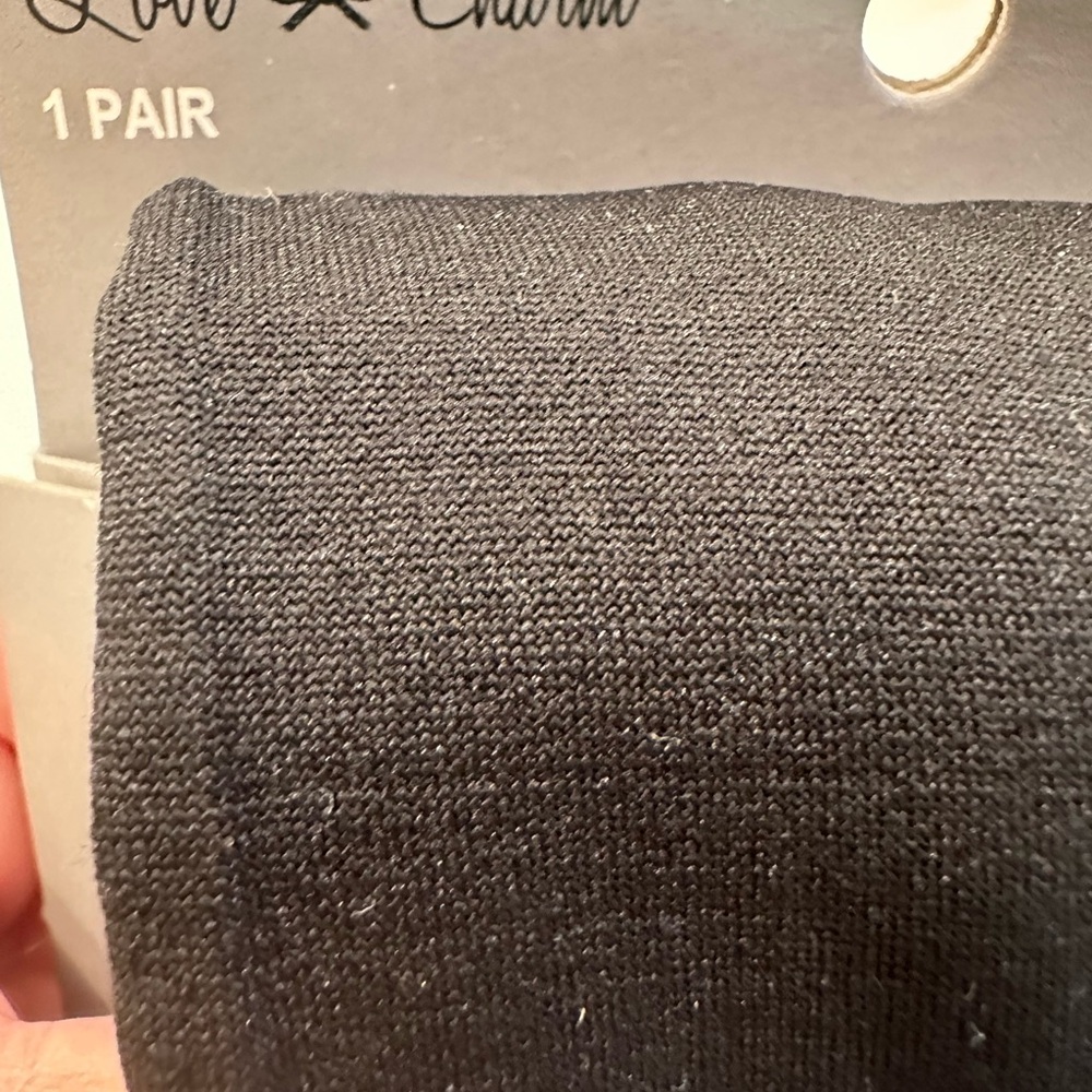 Black Fleece Lined Leggings - Picture 3 of 7